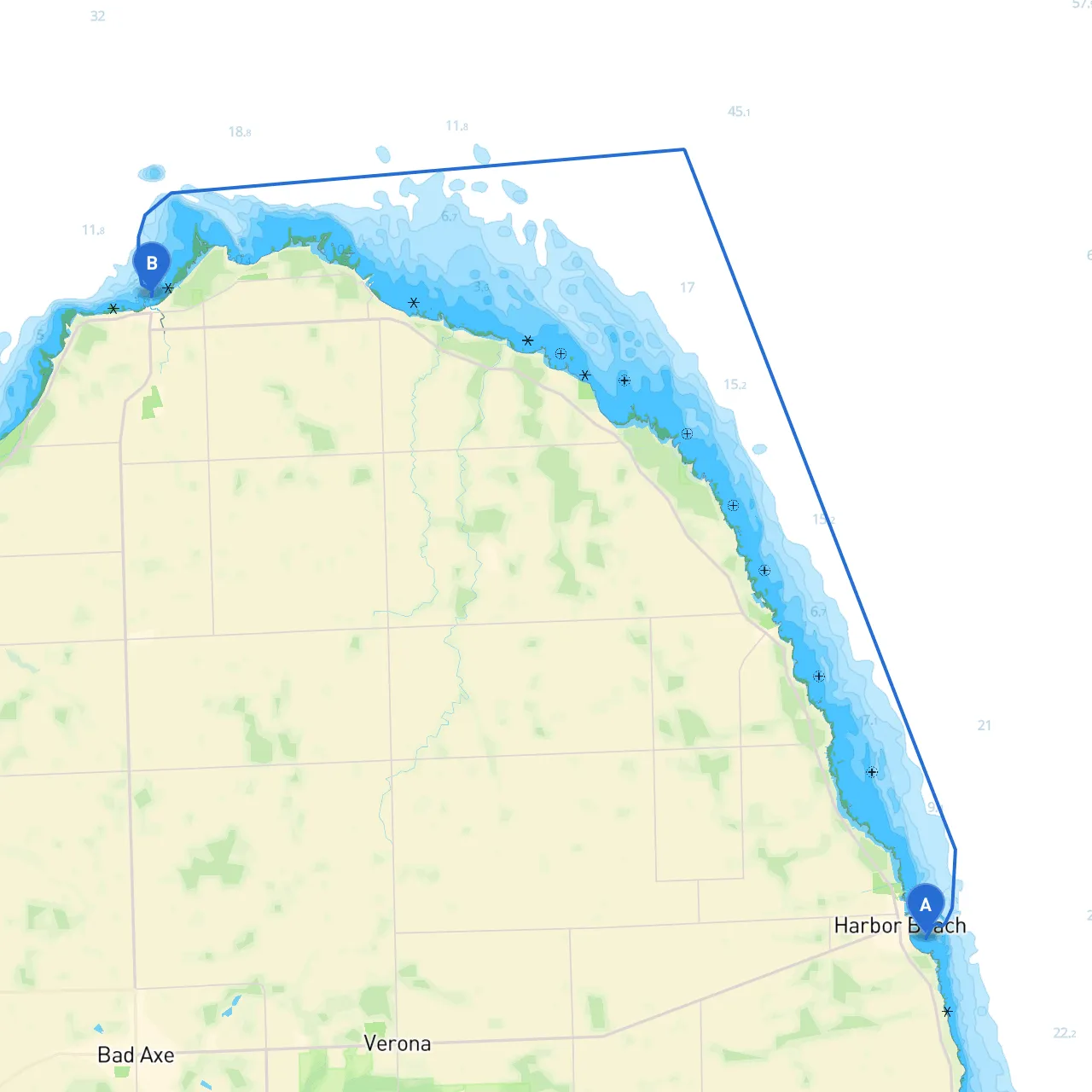 Harbor Beach to Port Austin