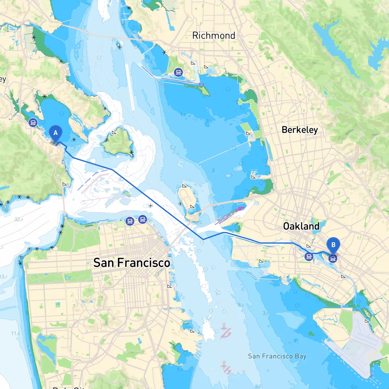Sausalito to Oakland