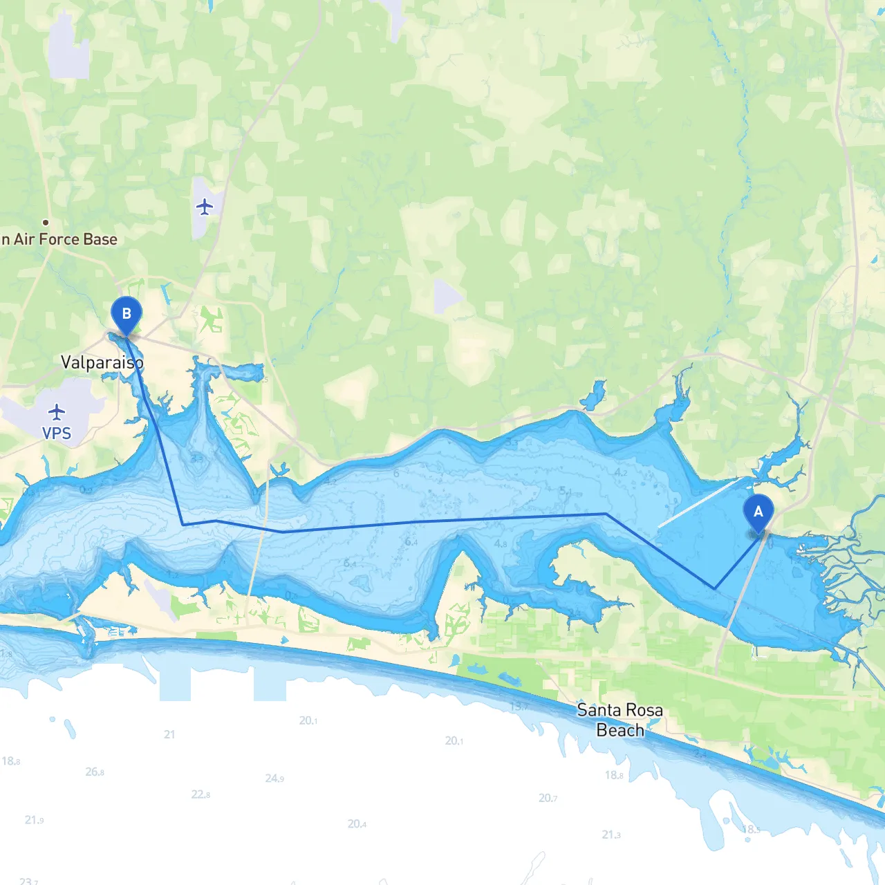 Freeport to Niceville