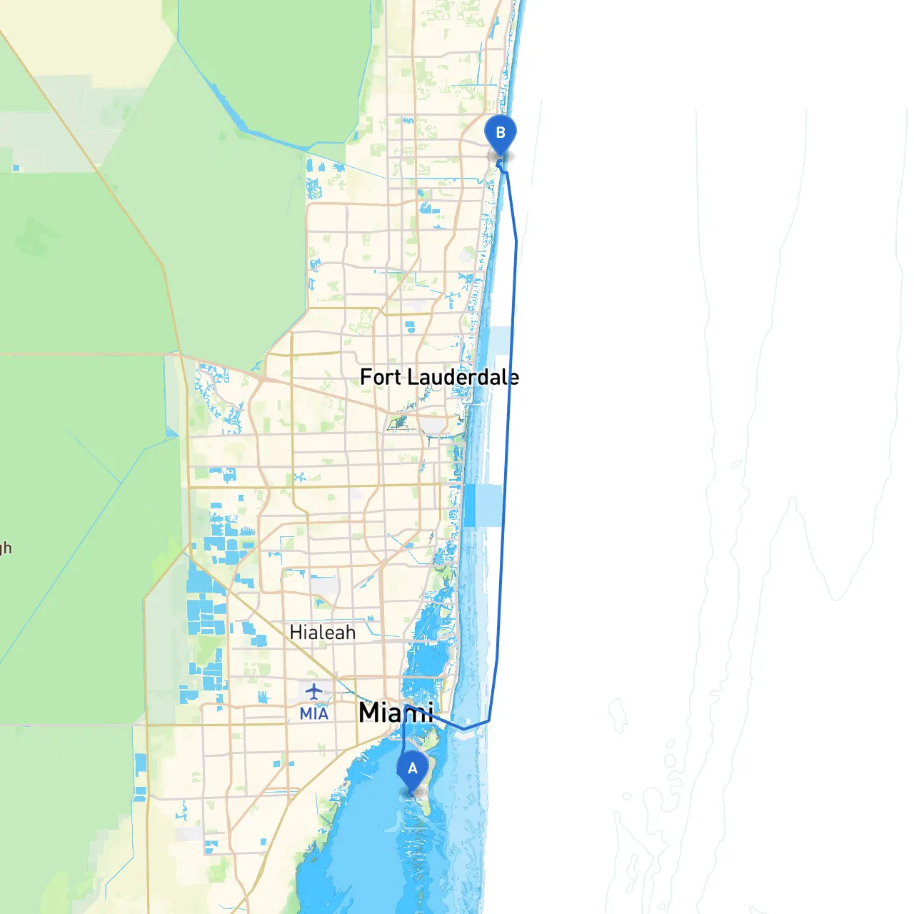 Key Biscayne to Boca Raton