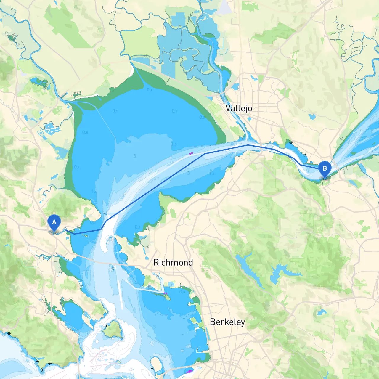 San Rafael to Martinez
