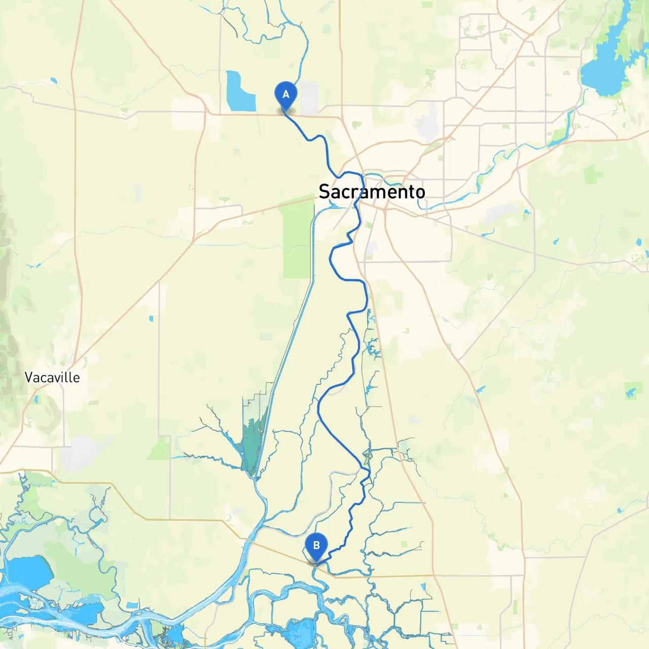 Sacramento to Isleton