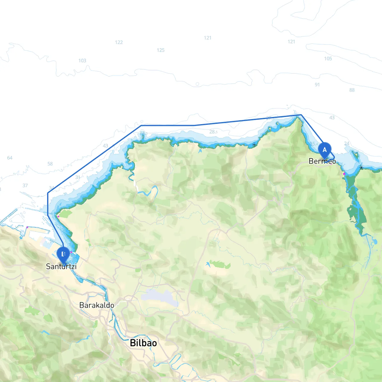 Bermeo to Bilbao