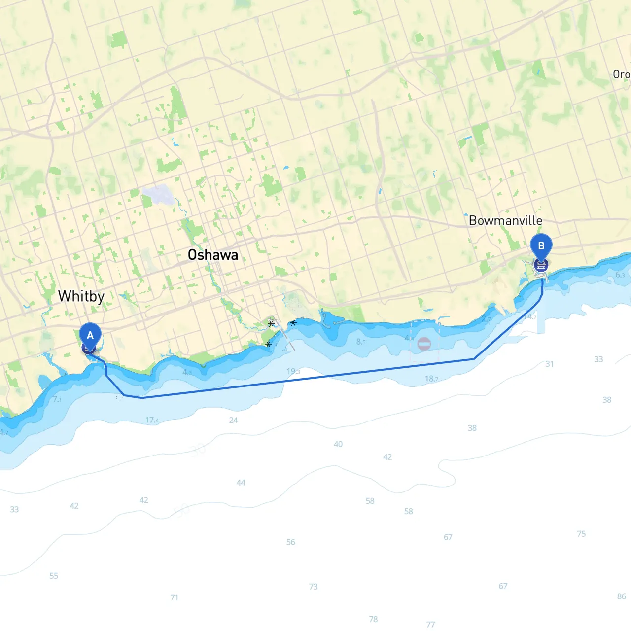 Whitby to Bowmanville