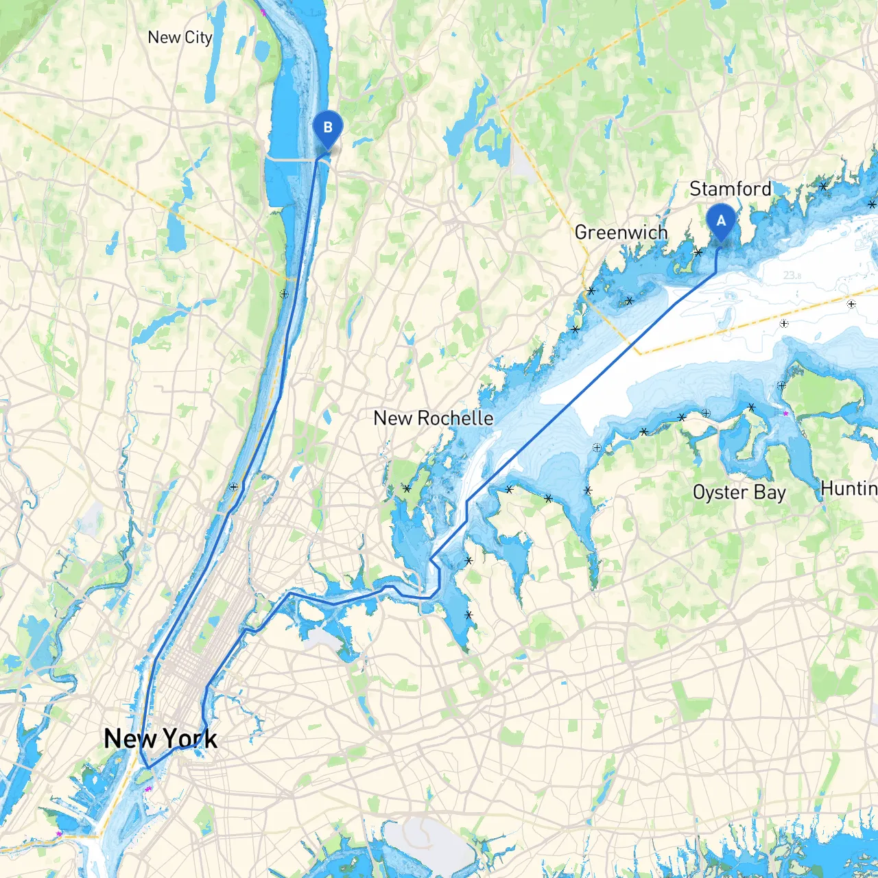 Stamford to Tarrytown