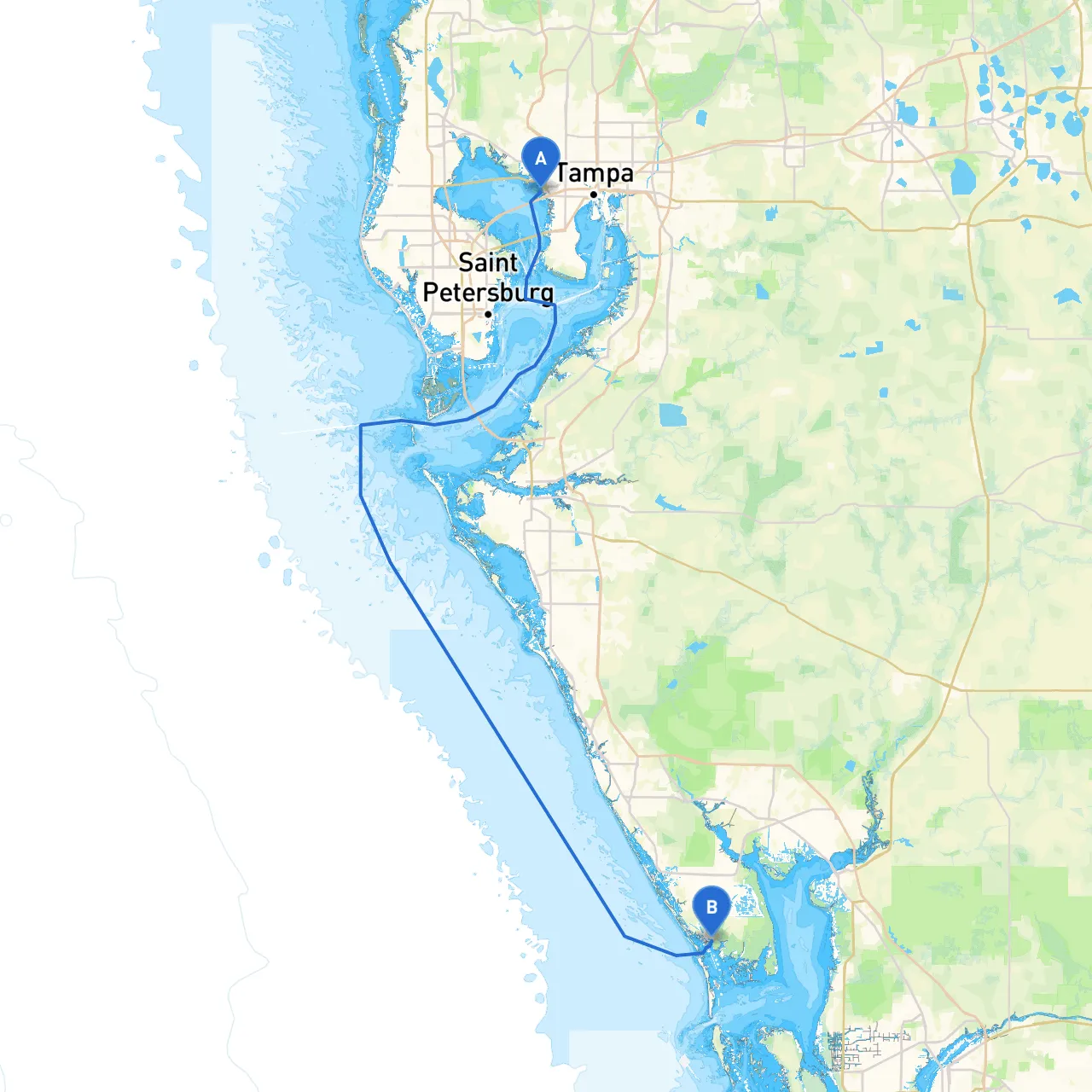 Tampa to Placida
