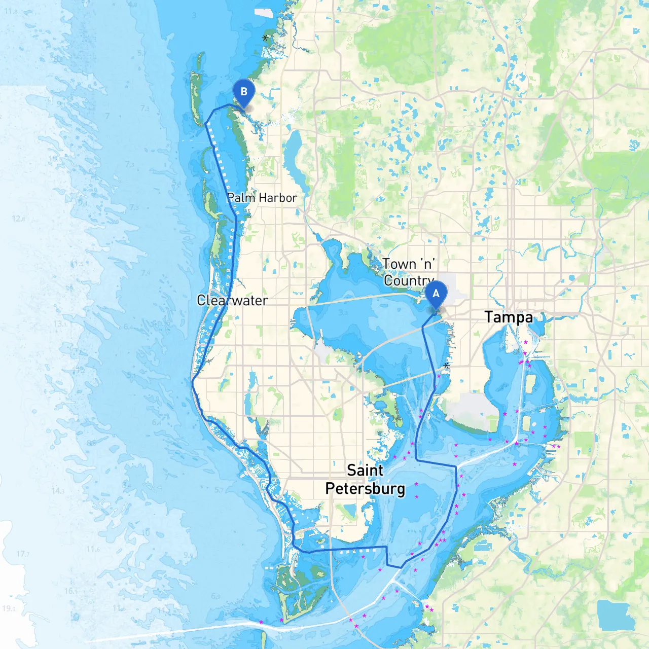 Tampa to Holiday