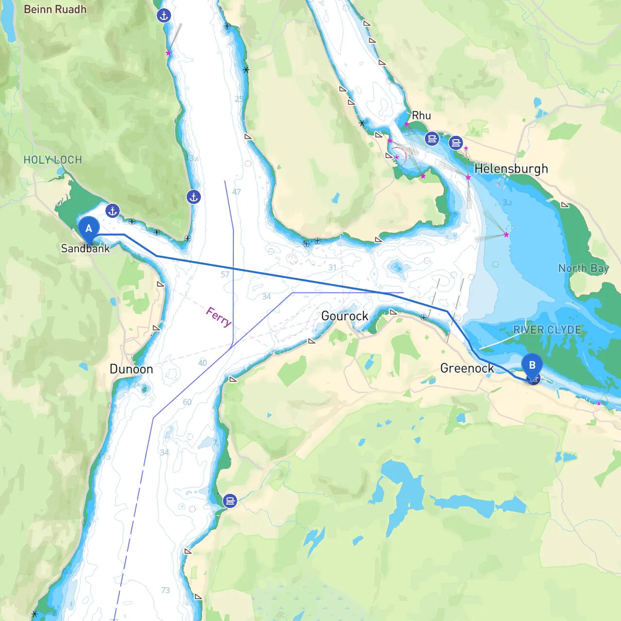 Dunoon to Greenock