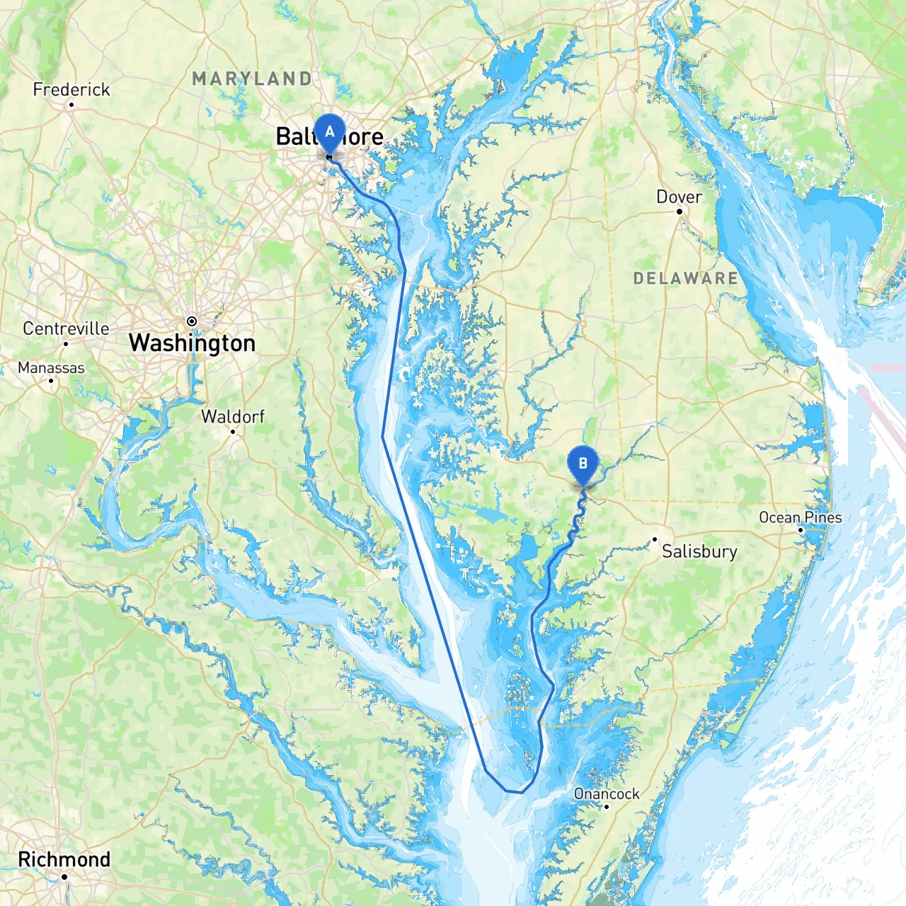 Baltimore to Vienna