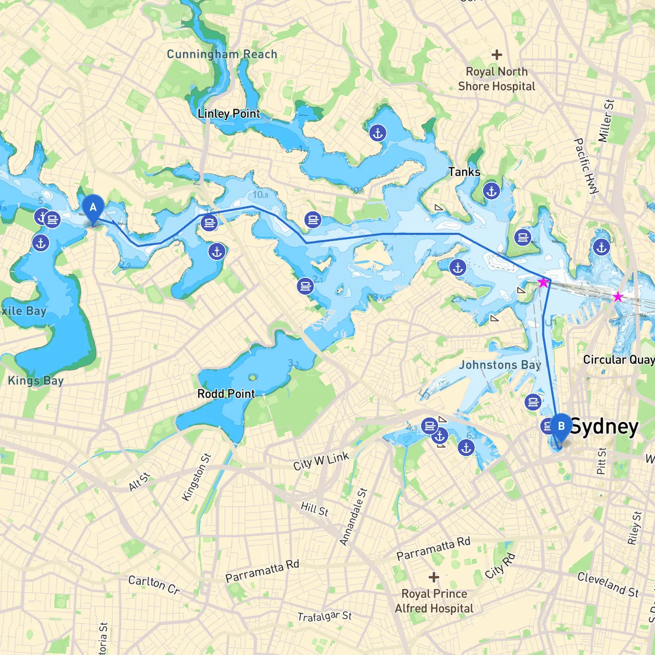 Sydney to Darling Harbour