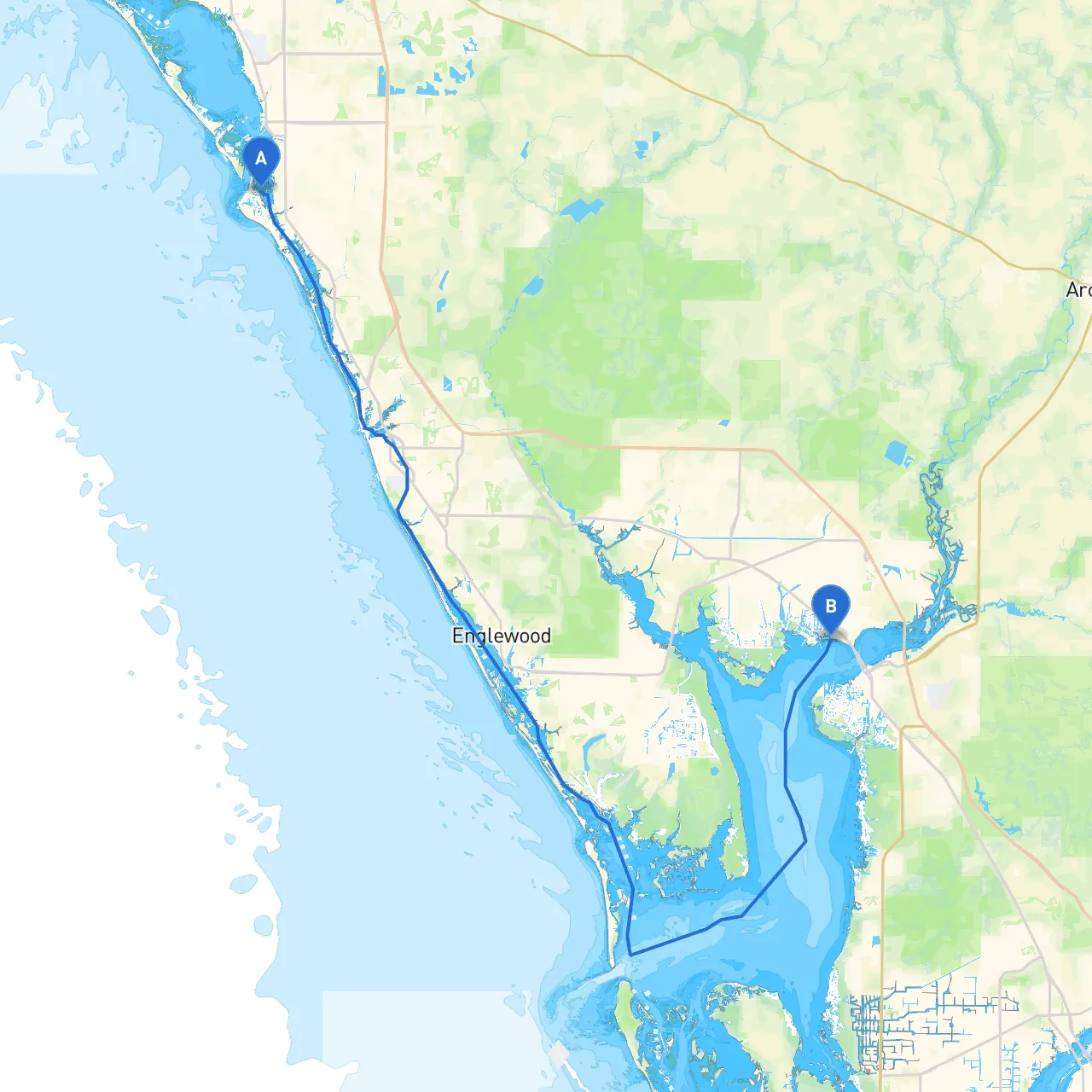 Siesta Key to Port Charlotte