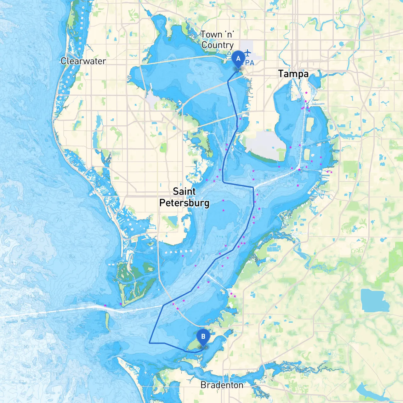 Tampa to Bradenton