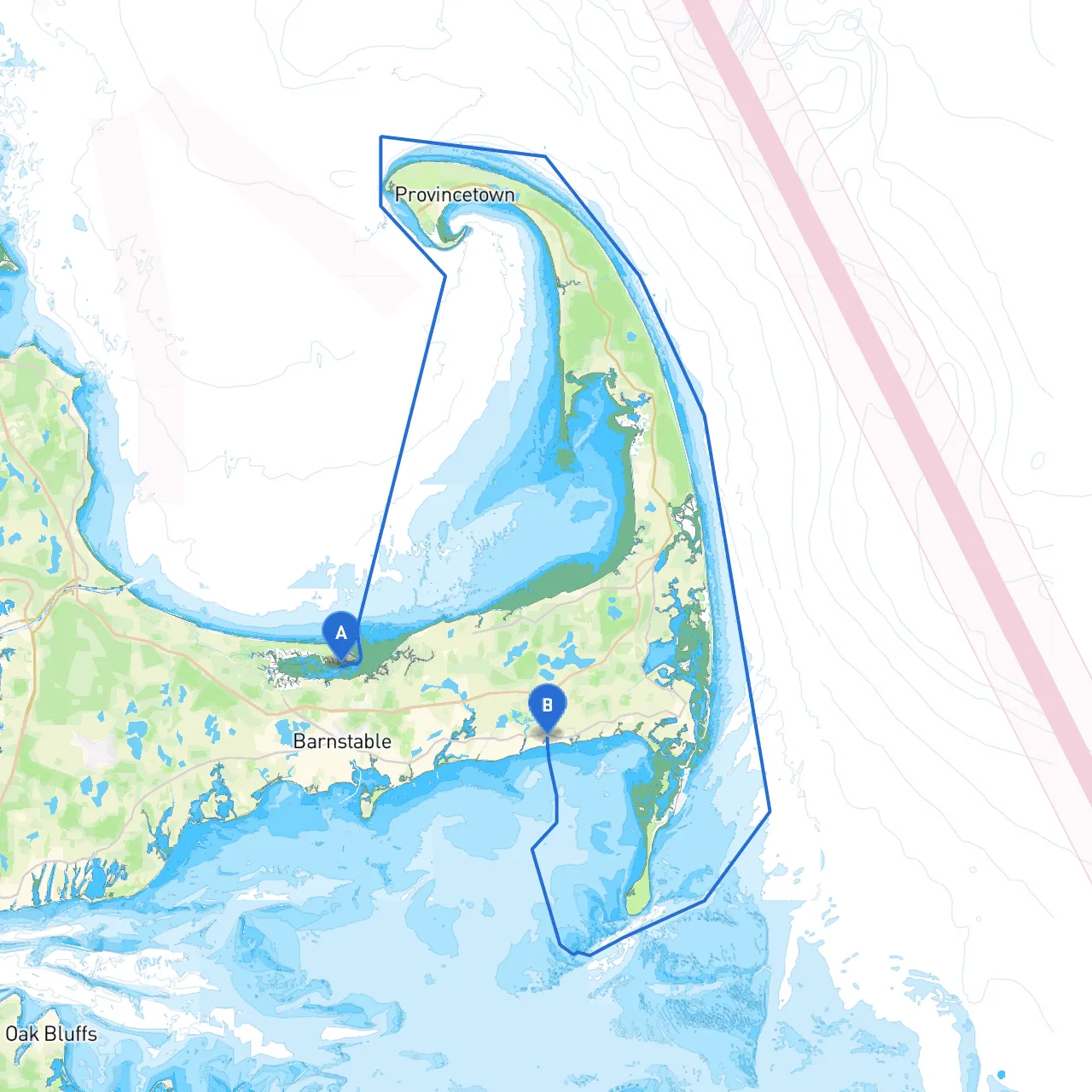 Barnstable to Harwich
