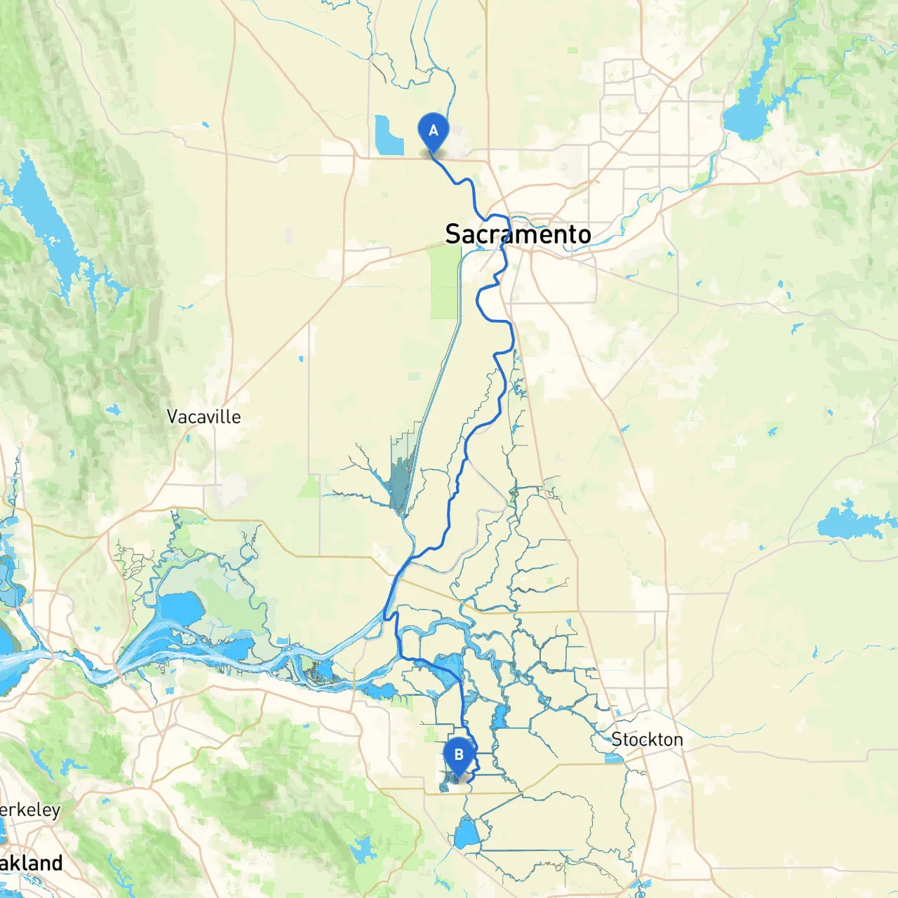 Sacramento to Discovery Bay