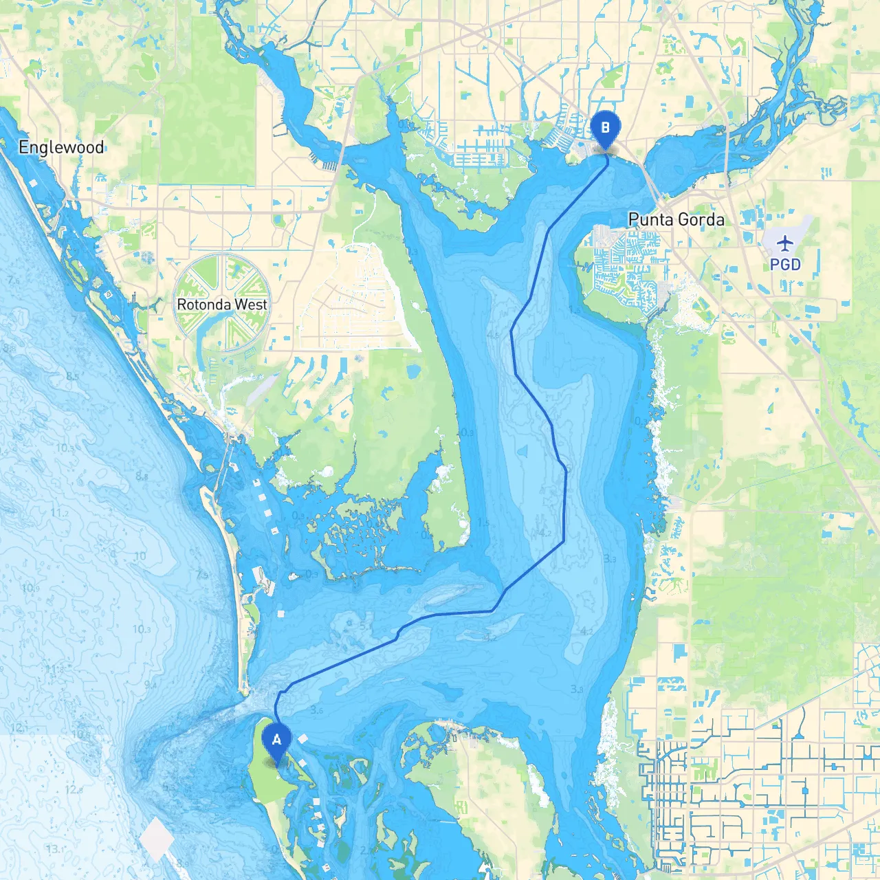 Cayo Costa to Port Charlotte