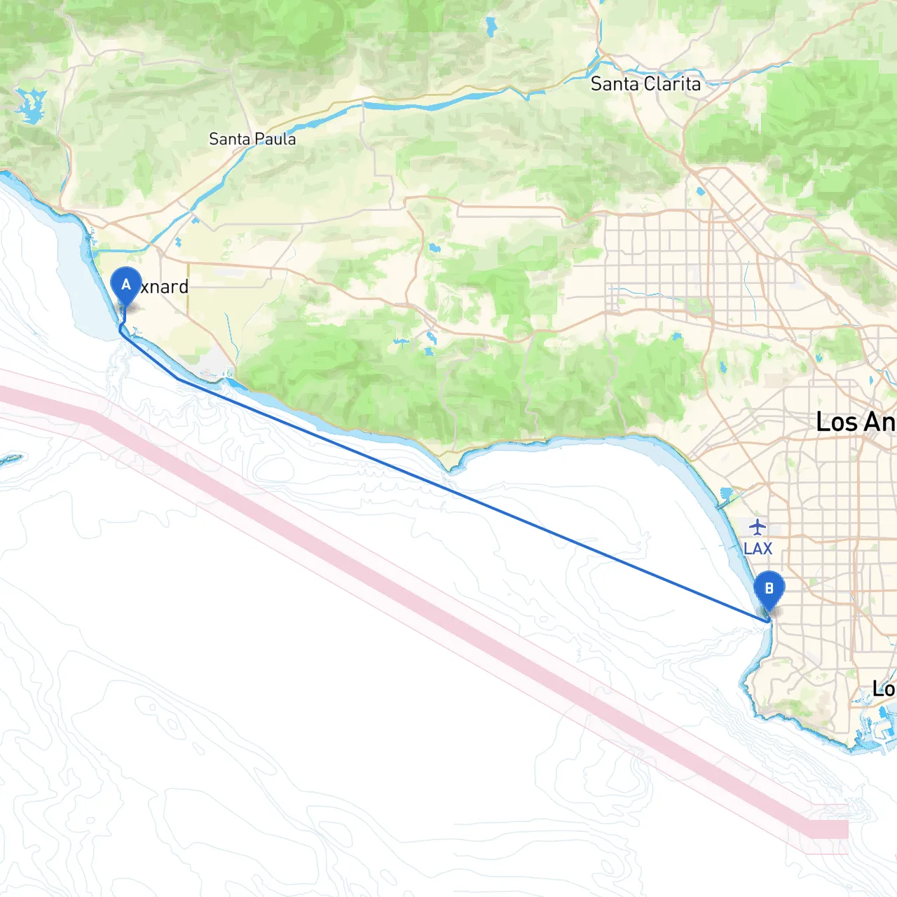 Oxnard to Redondo Beach