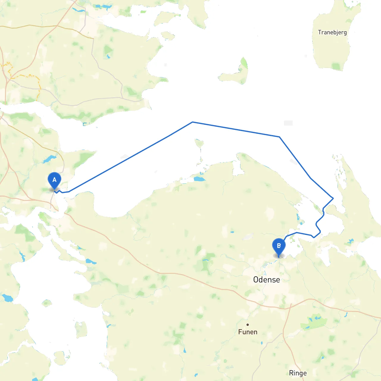 Fredericia to Odense