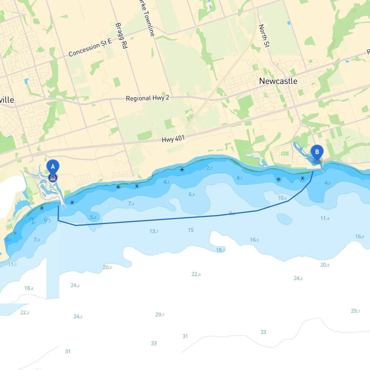 Bowmanville to Newcastle