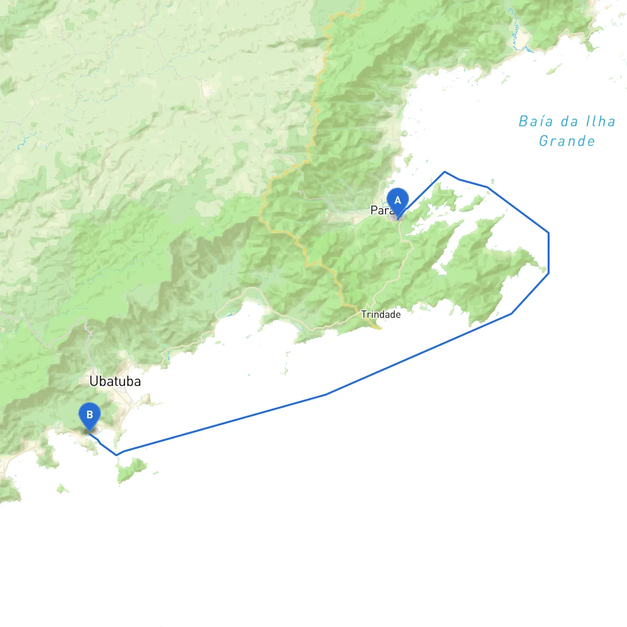 Paraty to Ubatuba