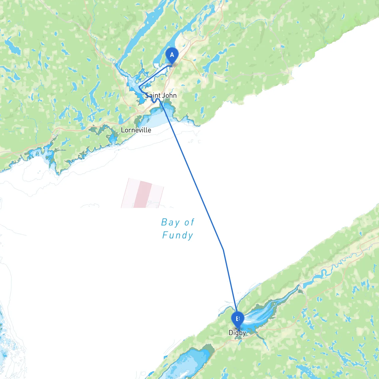 Saint John to Digby