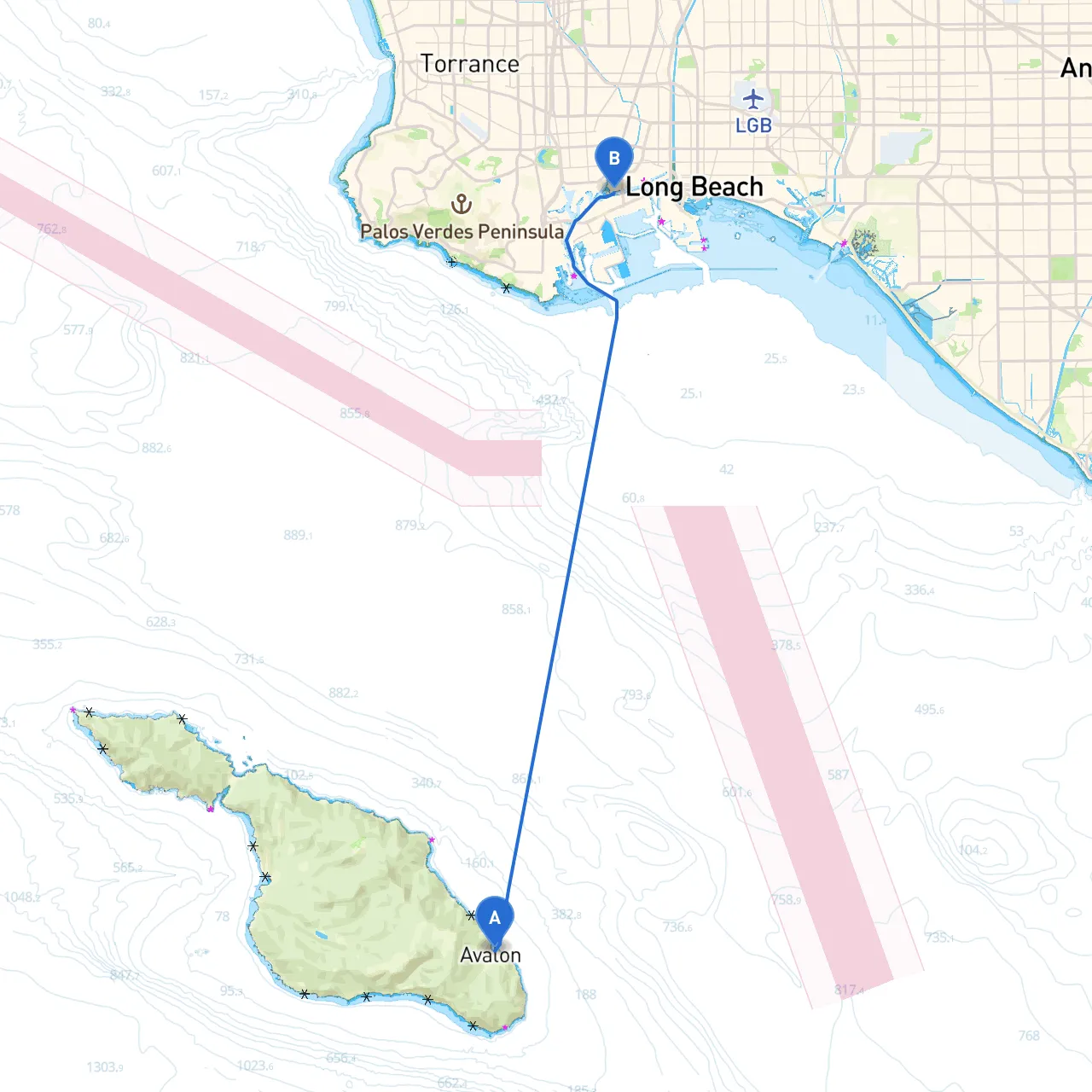 Avalon to Los Angeles