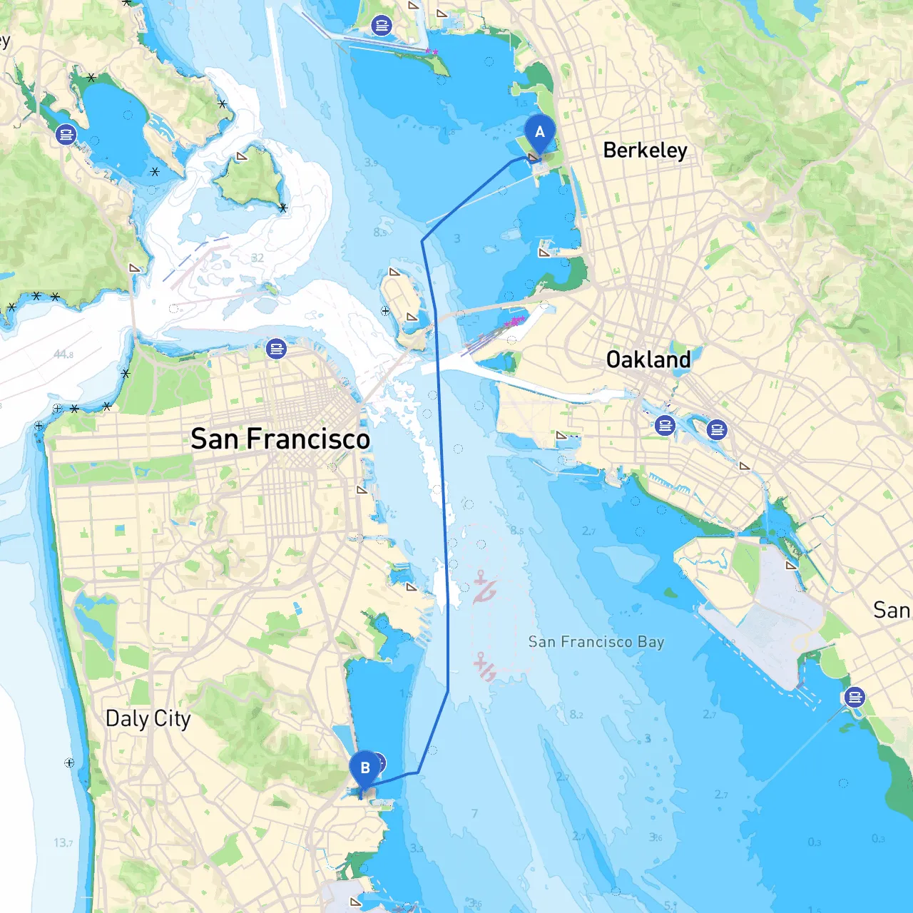 Berkeley to South San Francisco