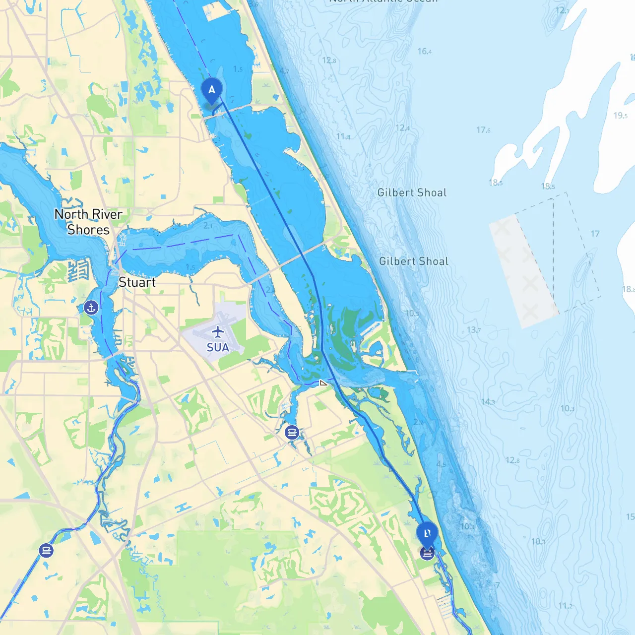 Jensen Beach to Hobe Sound