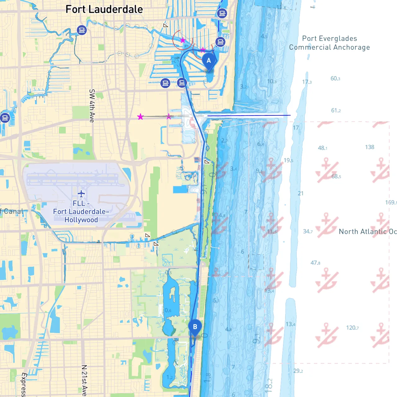 Fort Lauderdale to Hollywood