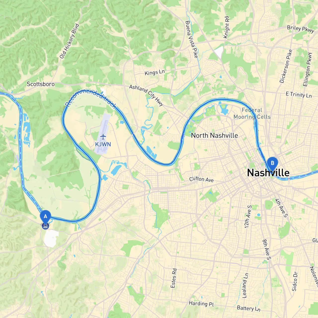 Nashville to Nashville