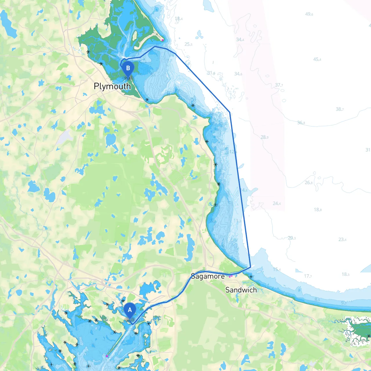Wareham to Plymouth