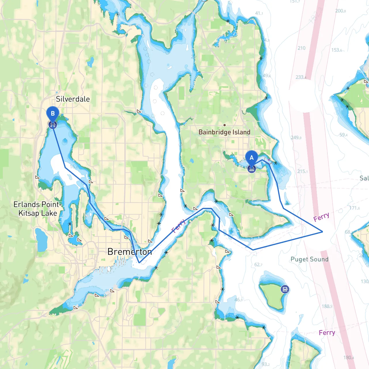 Bainbridge Island to Silverdale