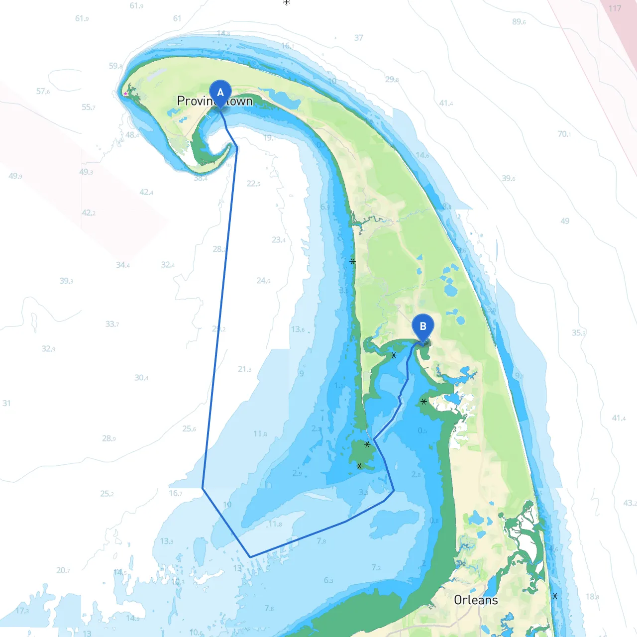 Provincetown to Wellfleet