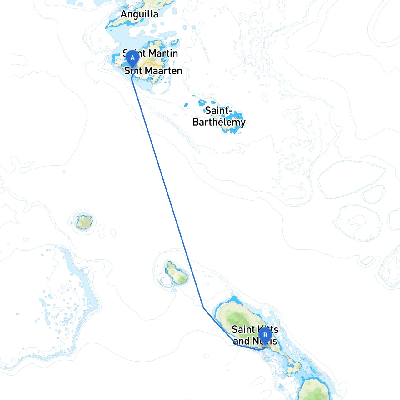 St. Maarten to St. Kitts