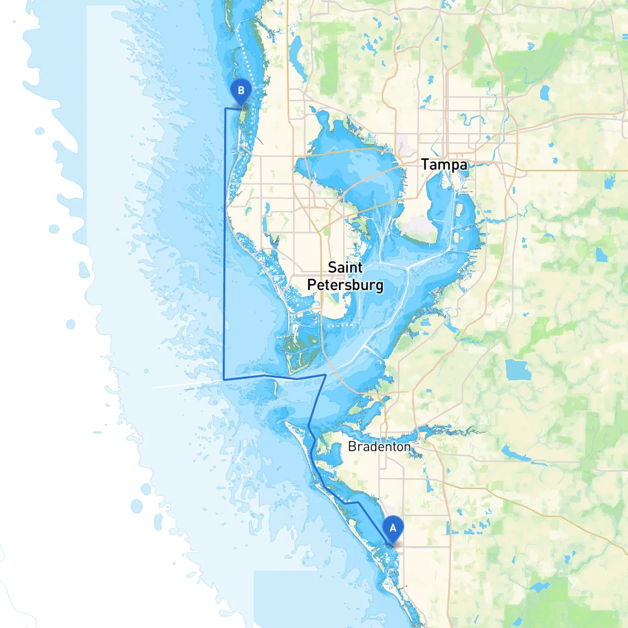 Sarasota to Clearwater