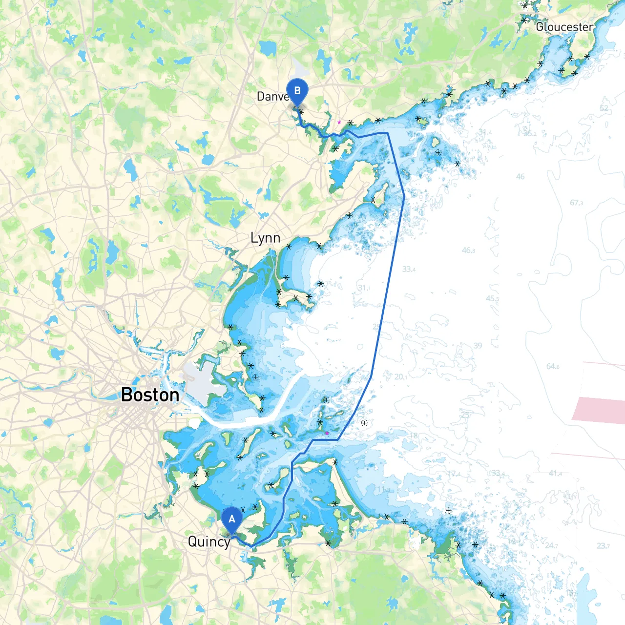 Quincy to Danvers