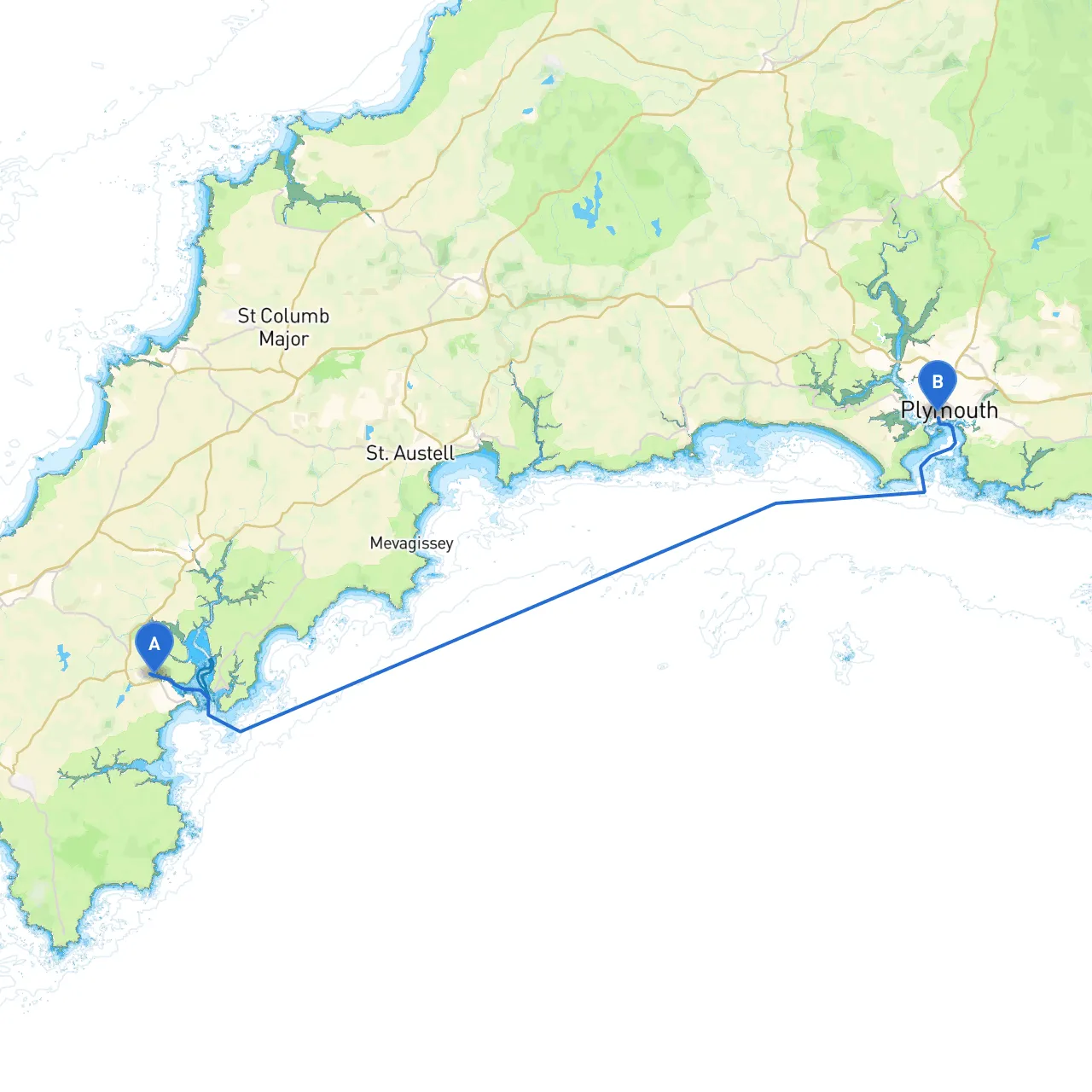 Penryn to Plymouth