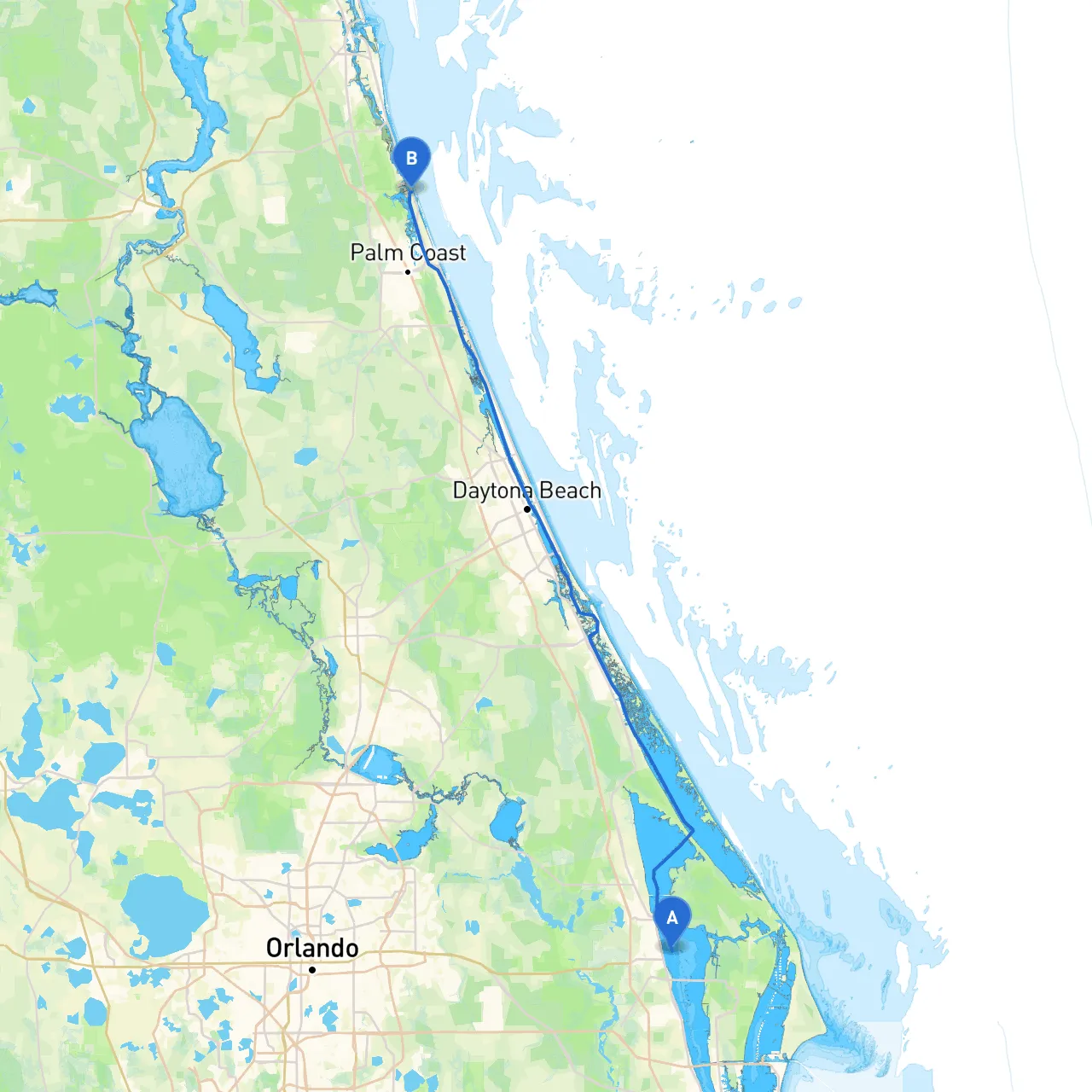 Titusville to St. Augustine
