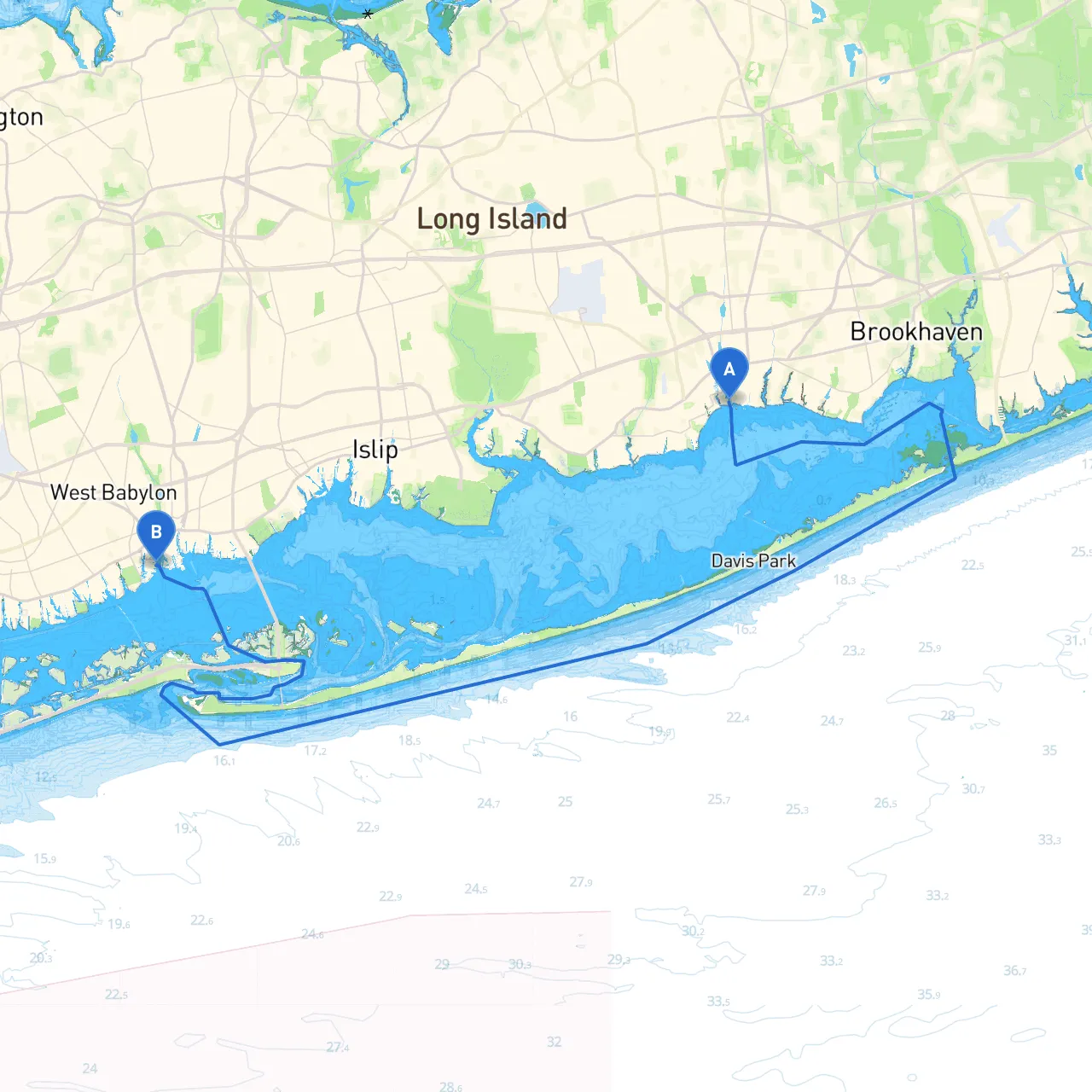 Patchogue to Babylon