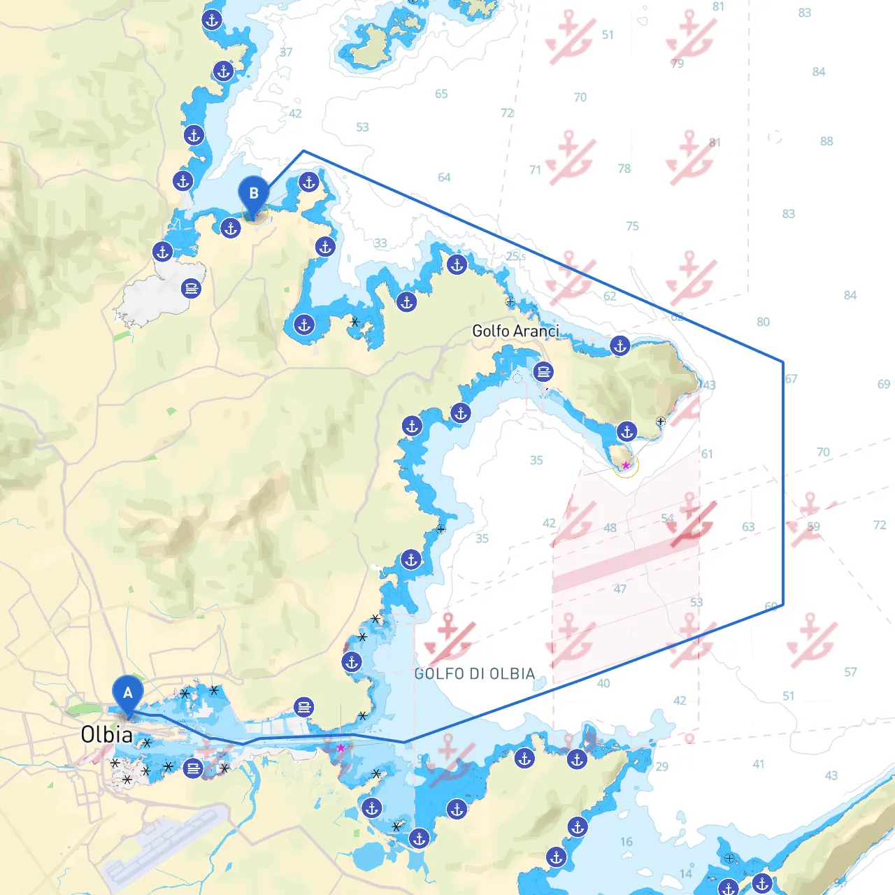 Olbia to Porto Rotondo