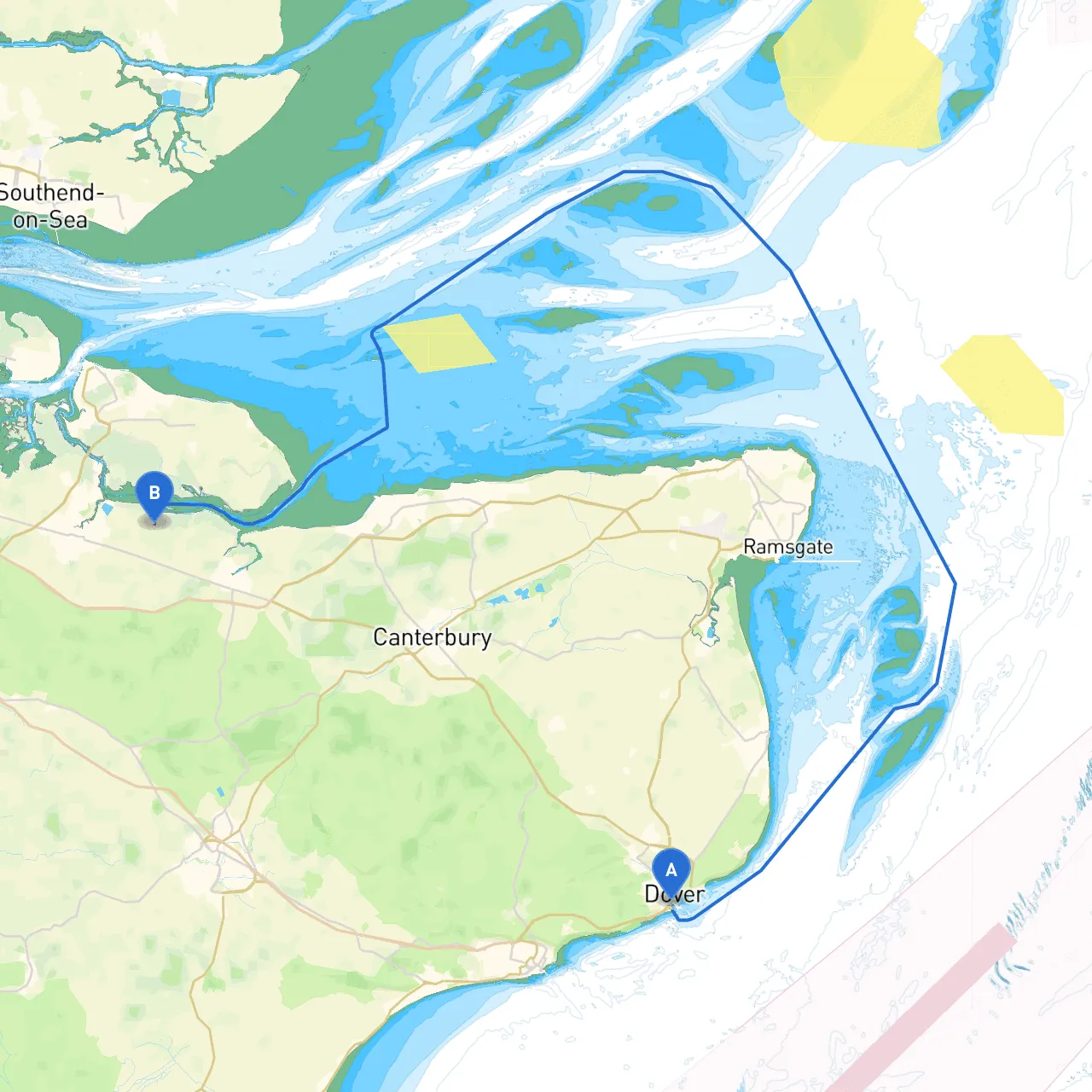 Dover to Kent