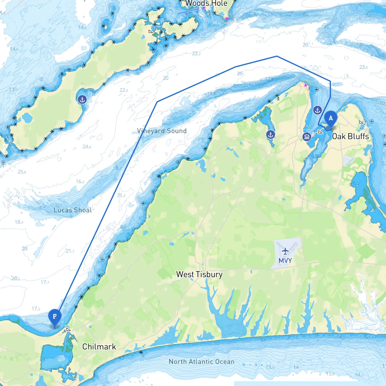 Oak Bluffs to Menemsha