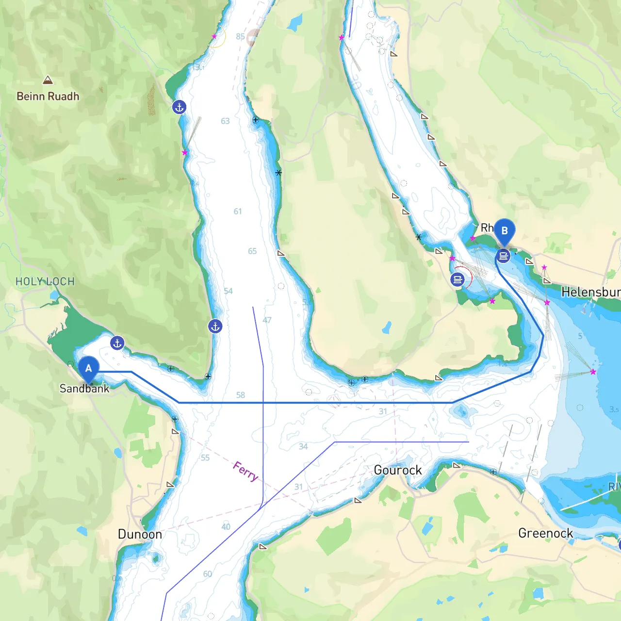 Dunoon to Helensburgh