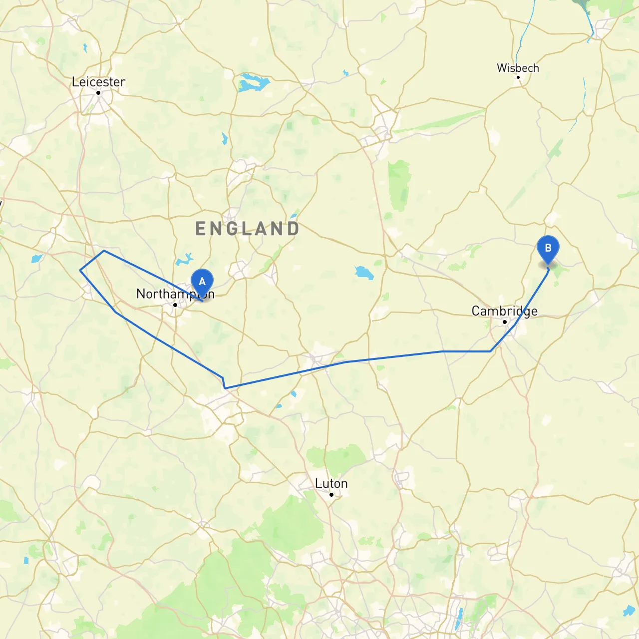 Northampton to Ely
