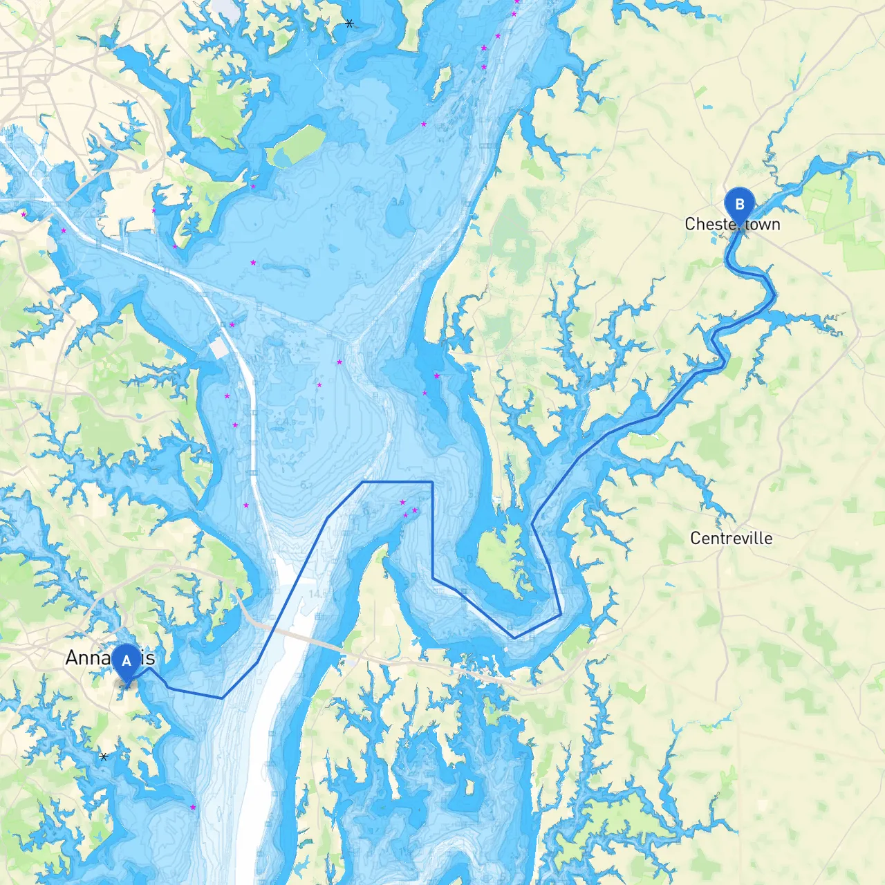 Annapolis to Chestertown