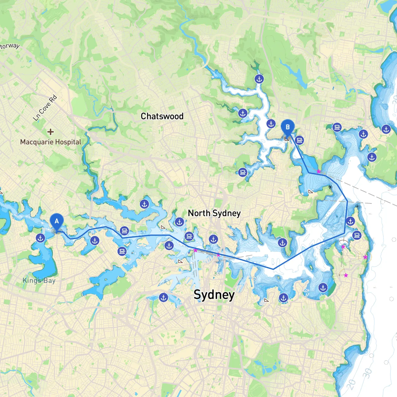 Sydney to Mosman