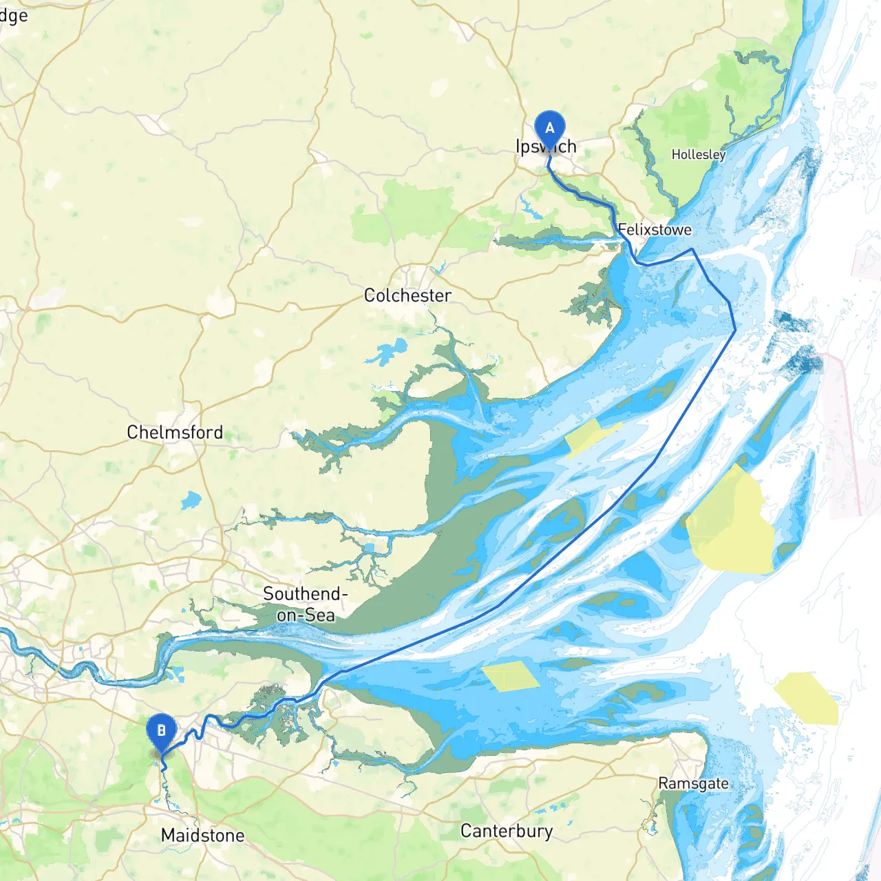 Ipswich to Rochester