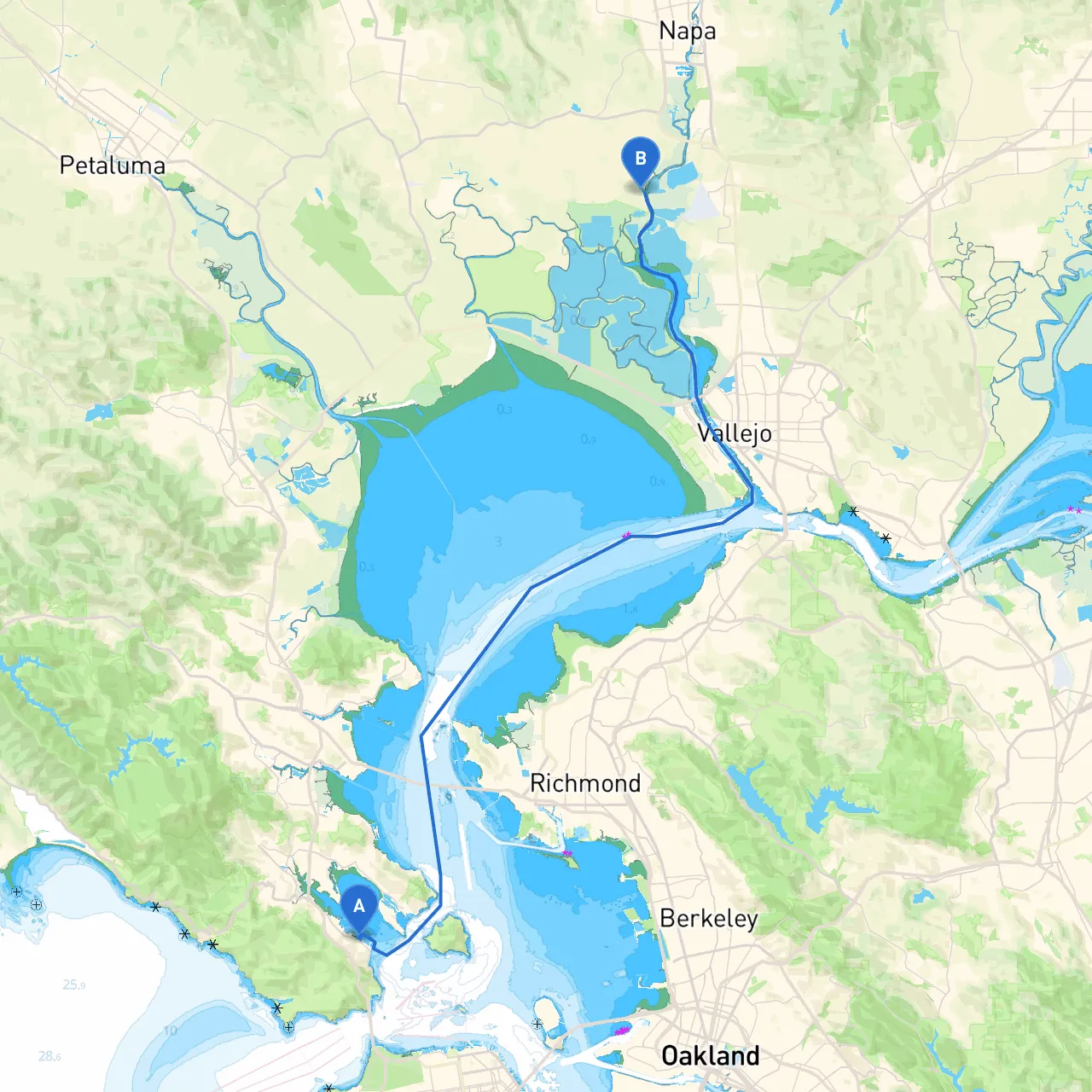 Sausalito to Napa