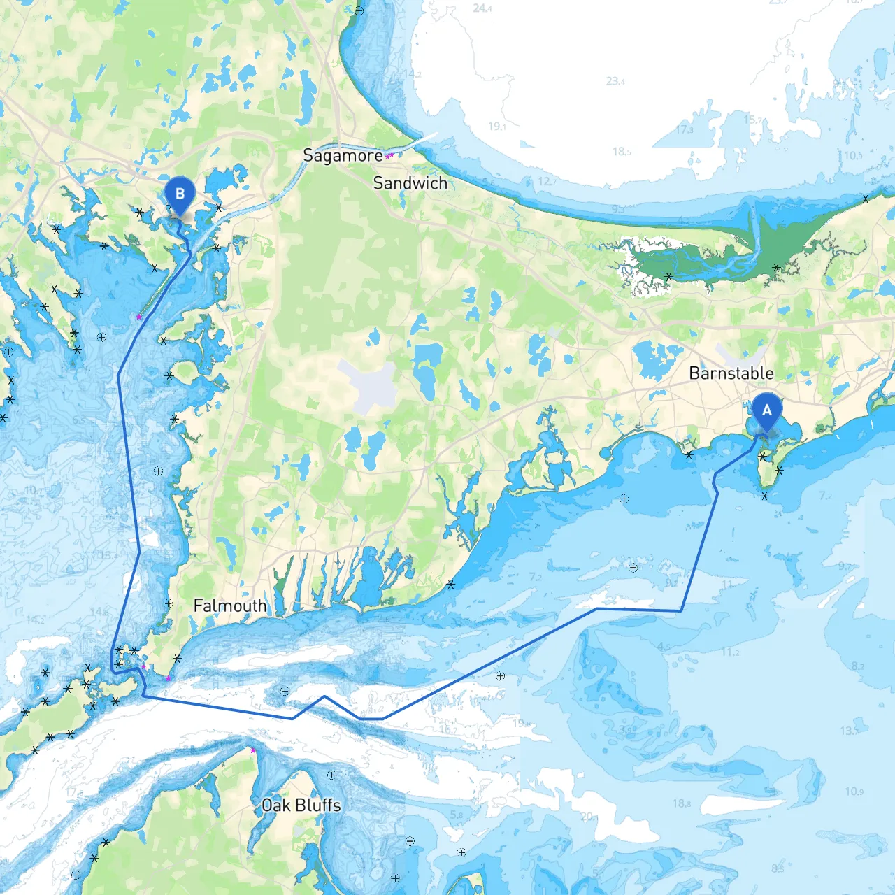 Hyannis to Buzzards Bay