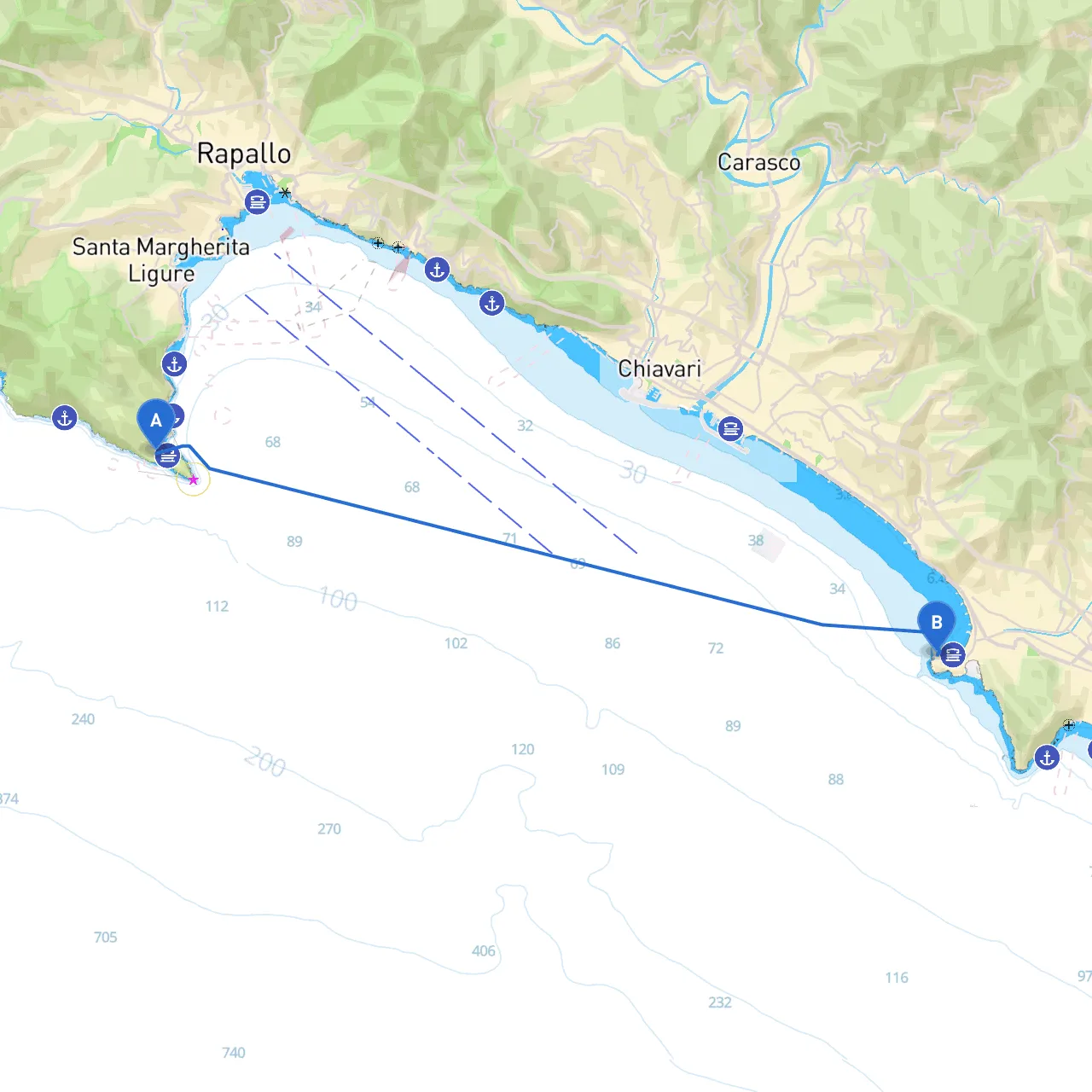 Portofino to Sestri Levante