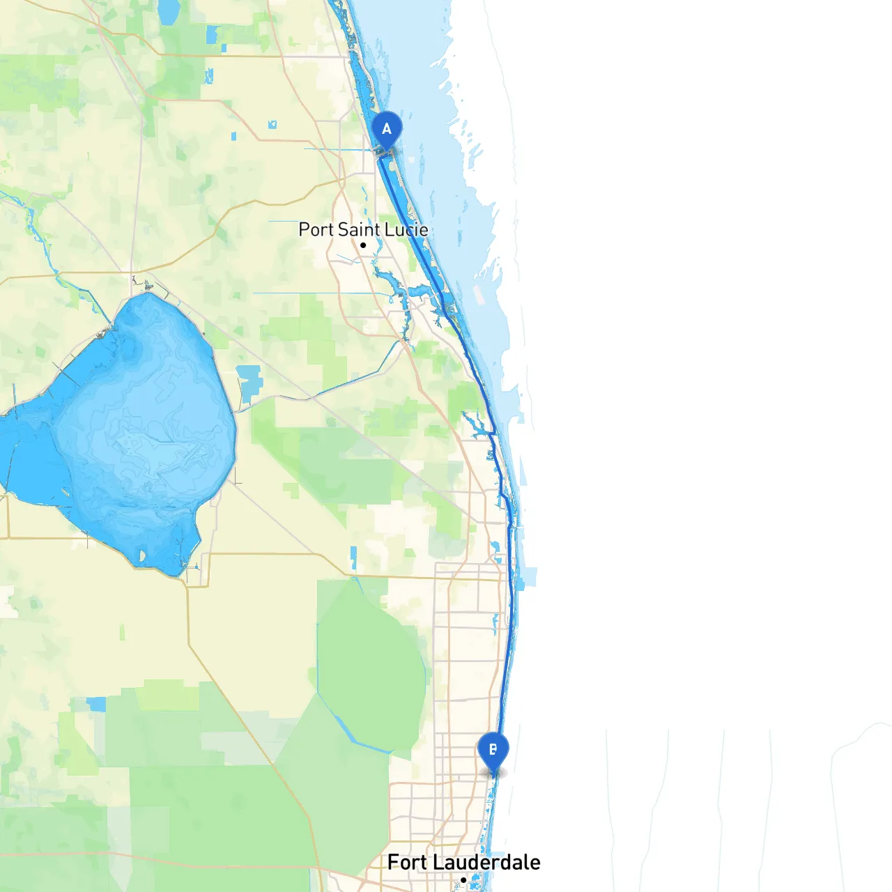 Fort Pierce to Deerfield Beach